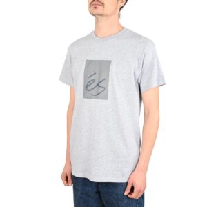 eS Main Block S/S T-Shirt - Light Grey