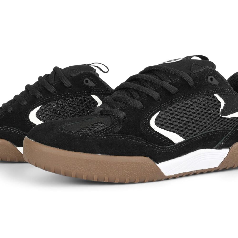 eS Quattro Skate Shoes - Black/Gum/White