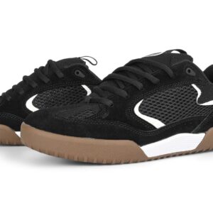 eS Quattro Skate Shoes - Black/Gum/White