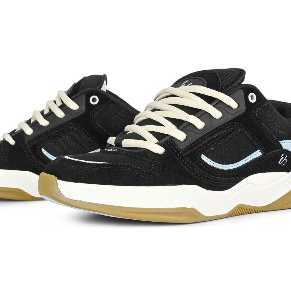 eS TJ Rogers Skate Shoes - Black/Blue/White