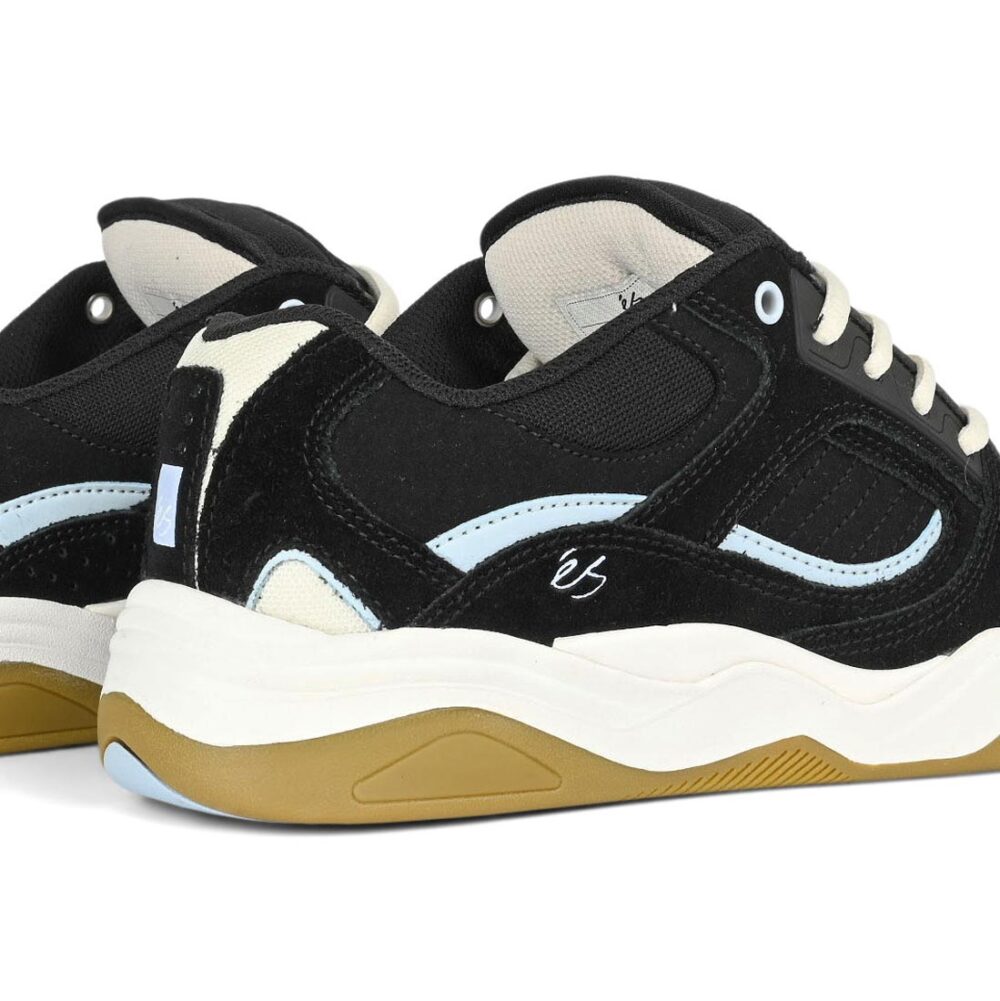 eS TJ Rogers Skate Shoes - Black/Blue/White
