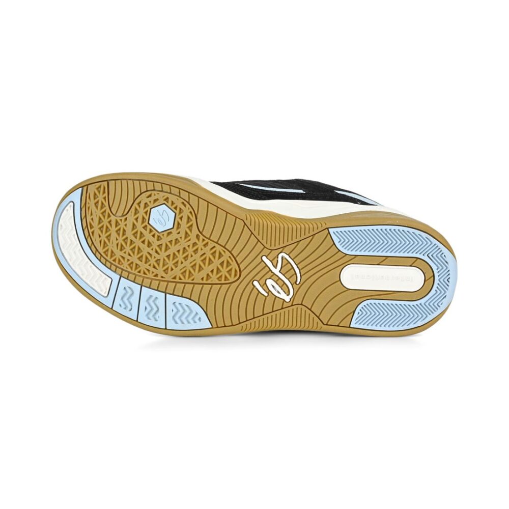 eS TJ Rogers Skate Shoes - Black/Blue/White