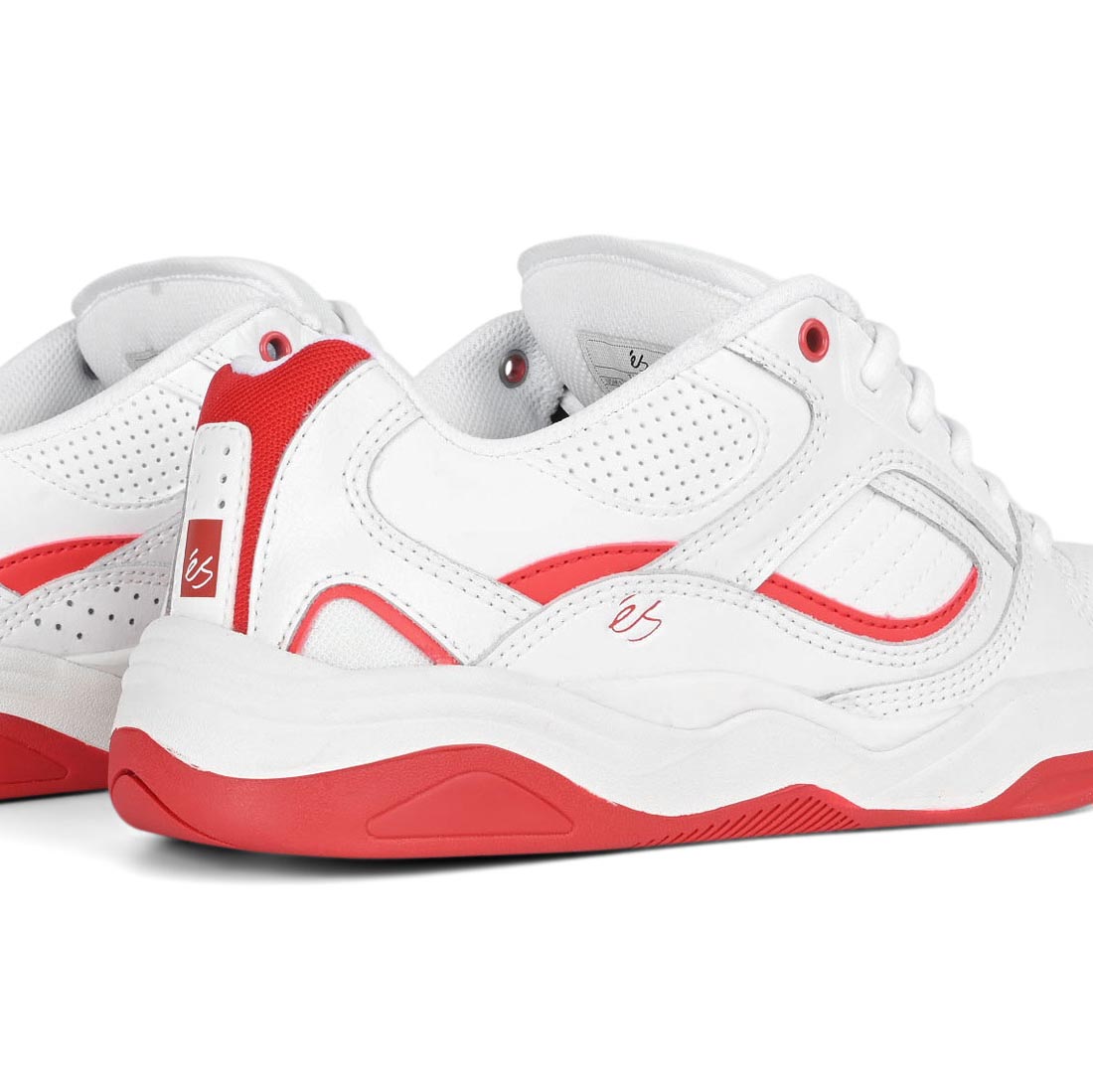 eS TJ Rogers Skate Shoes White/Red Supereight - Main Image