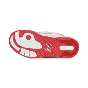 eS TJ Rogers Skate Shoes - White/Red