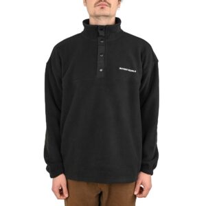 Beyond Medals Half Snap Pullover Fleece - Black