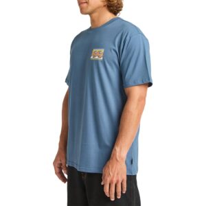 Billabong Crayon Wave S/S T-Shirt - Slate Blue