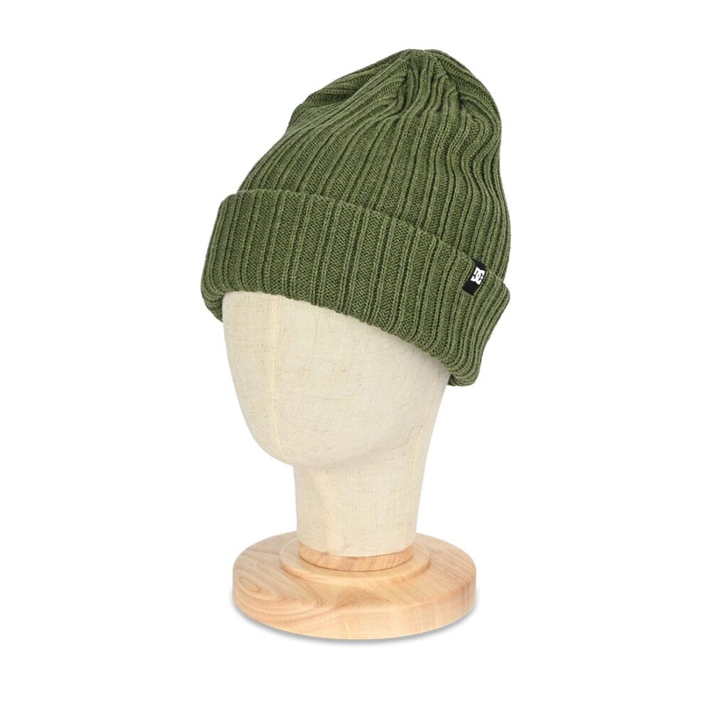 DC Fish N Destroy Beanie Hat - Bronze Green