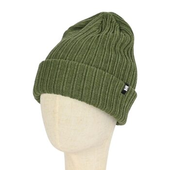 DC Fish N Destroy Beanie Hat - Bronze Green