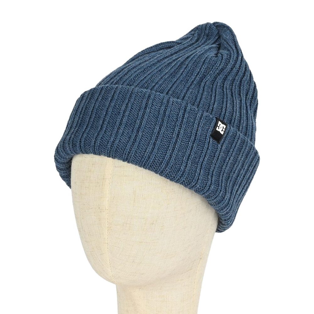DC Fish N Destroy Beanie Hat - Dark Denim