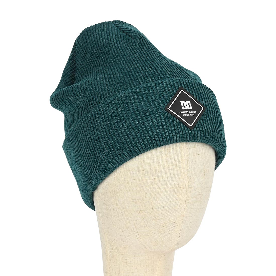 DC Label Beanie Hat - Deep Teal - Mens - Acrylic