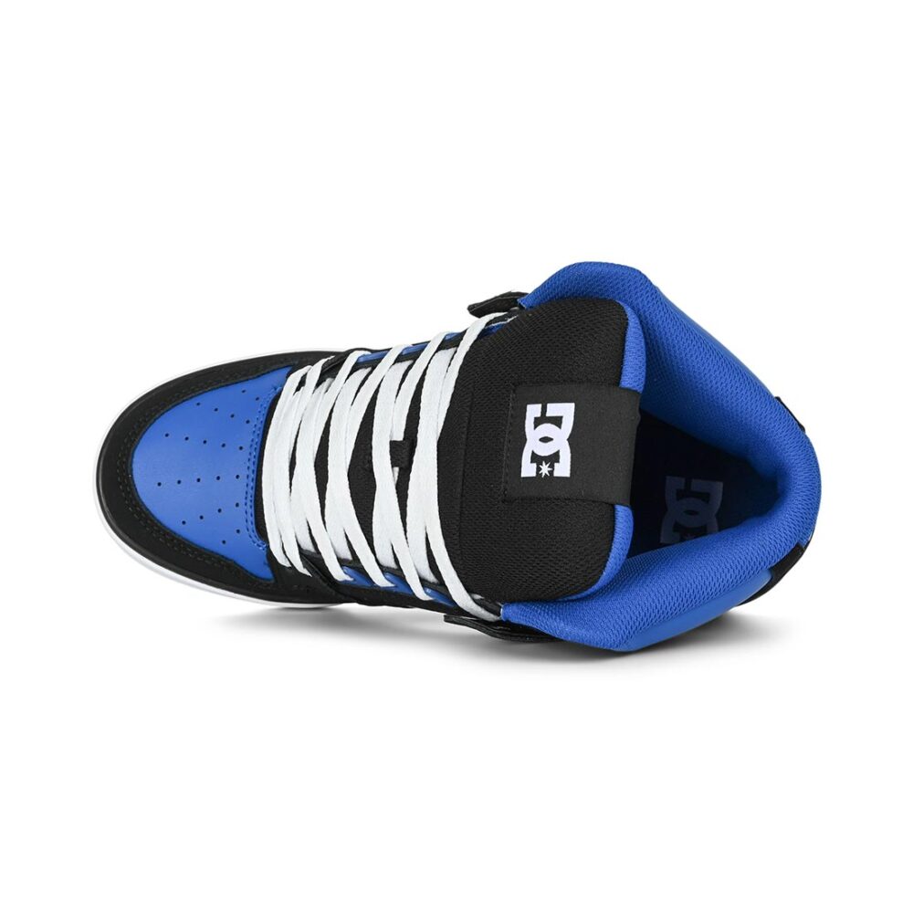 DC Pure High Top WC Shoes - Black/Blue/White