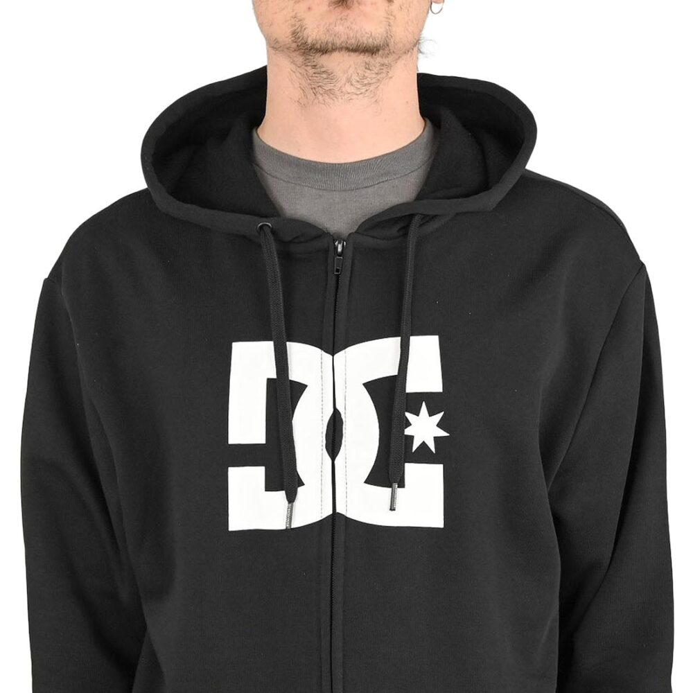 DC Shoes Star Zip-Up Hoodie - Black