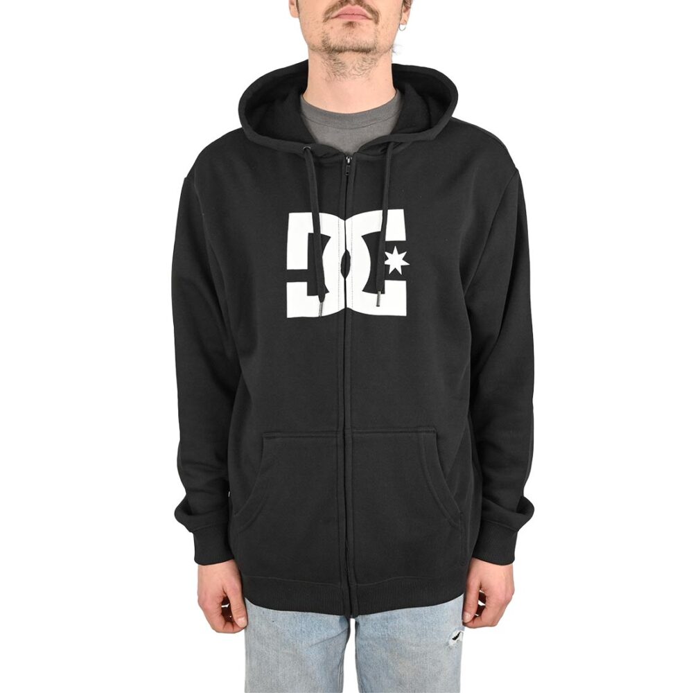 DC Shoes Star Zip-Up Hoodie - Black