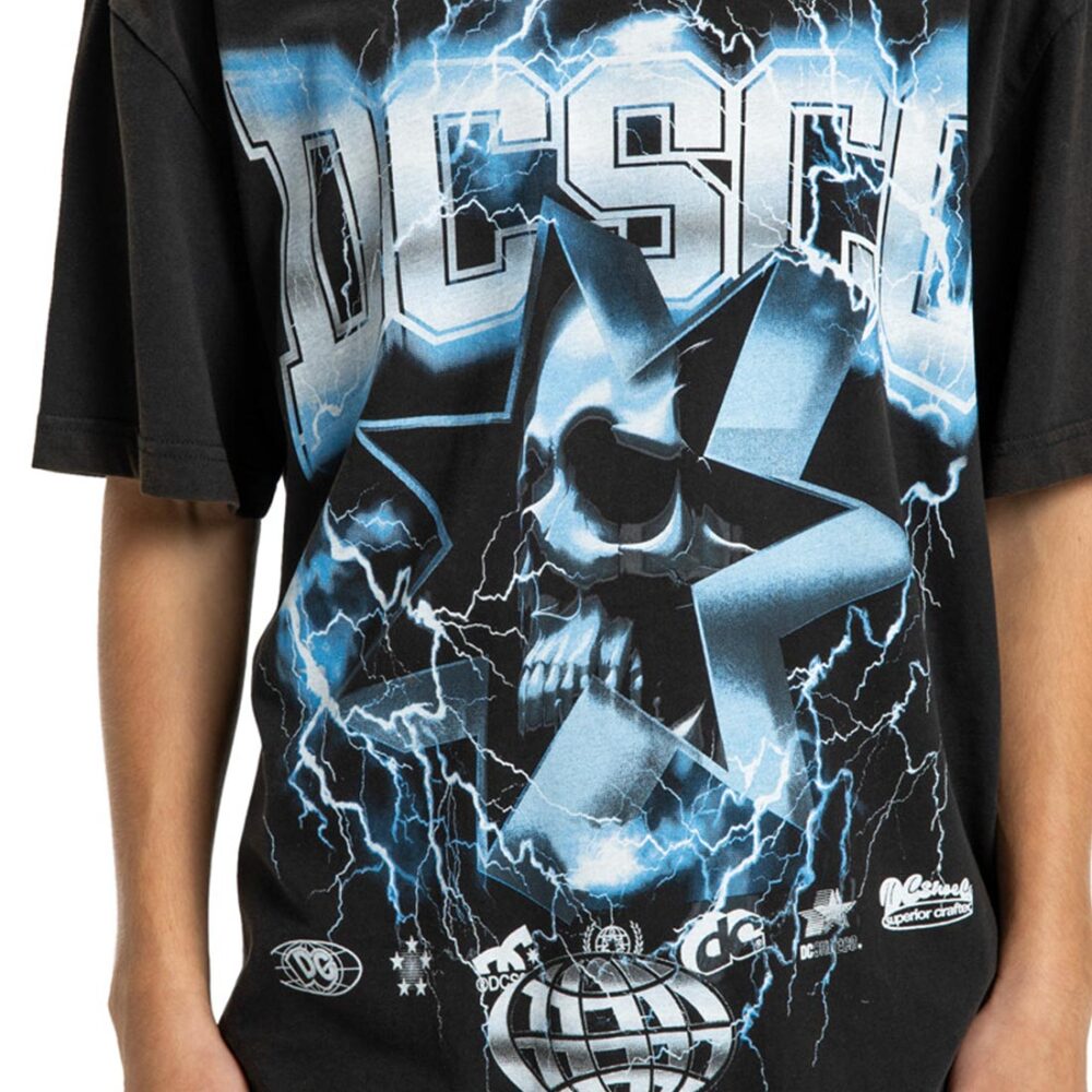 DC Skull Shock S/S T-Shirt - Black