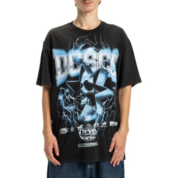 DC Skull Shock S/S T-Shirt - Black