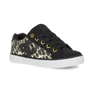 DC Women's Chelsea Skate Shoes - Cheetah/Black