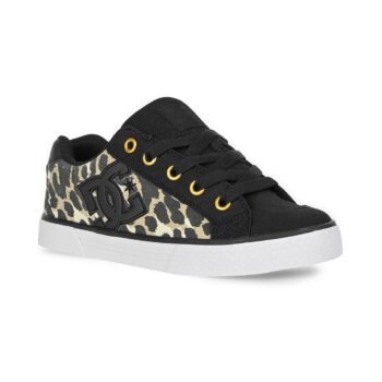 DC Women's Chelsea Skate Shoes - Cheetah/Black