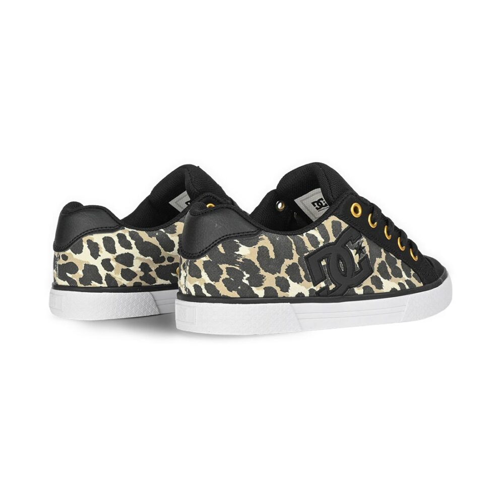 DC Women's Chelsea Skate Shoes - Cheetah/Black