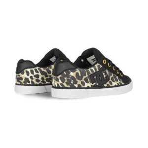 DC Women's Chelsea Skate Shoes - Cheetah/Black