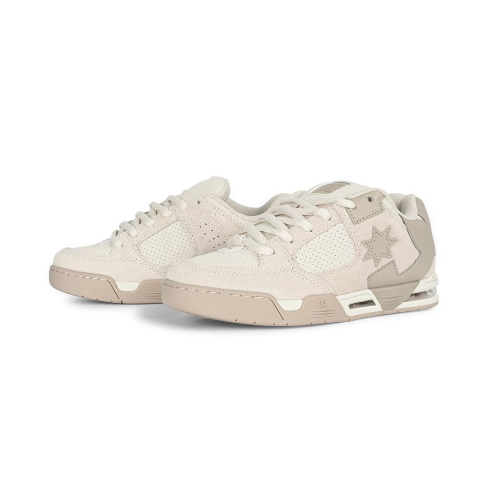 DC Women's Command Skate Shoes - Tan/White