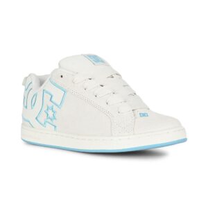 DC Women's Court Graffik Skate Shoes - Off White