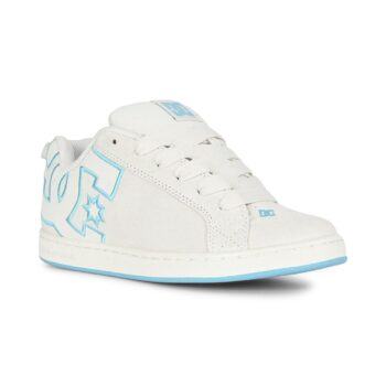 DC Women's Court Graffik Skate Shoes - Off White