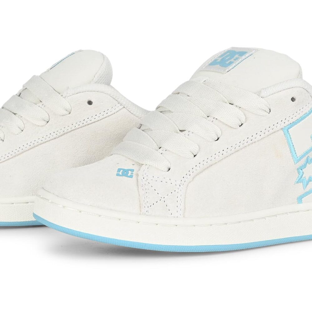 DC Women's Court Graffik Skate Shoes - Off White