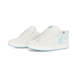 DC Women's Court Graffik Skate Shoes - Off White