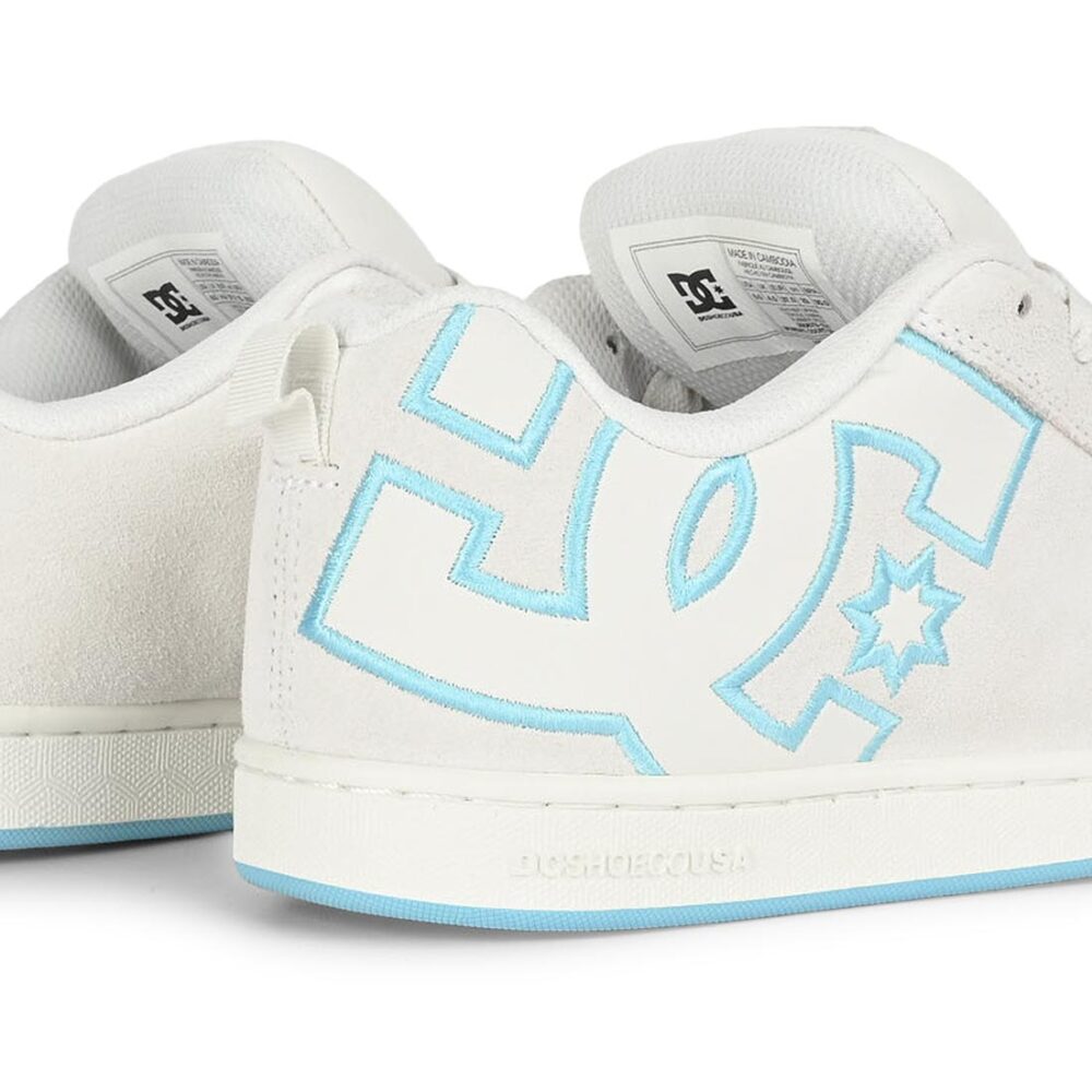 DC Women's Court Graffik Skate Shoes - Off White