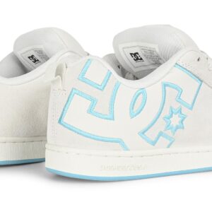 DC Women's Court Graffik Skate Shoes - Off White