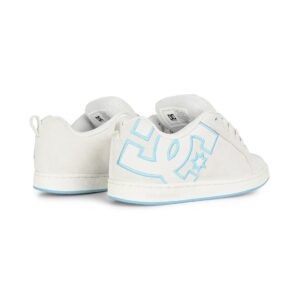 DC Women's Court Graffik Skate Shoes - Off White