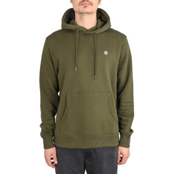 Element Icon Embroidery Pullover Hoodie - Forest Night