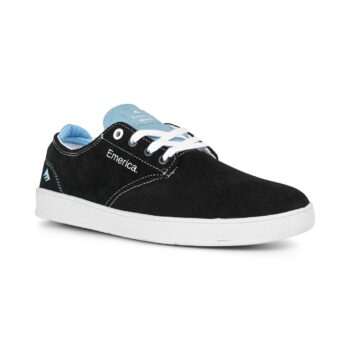 Emerica Romero Laced Skate Shoes - Black/Light Blue