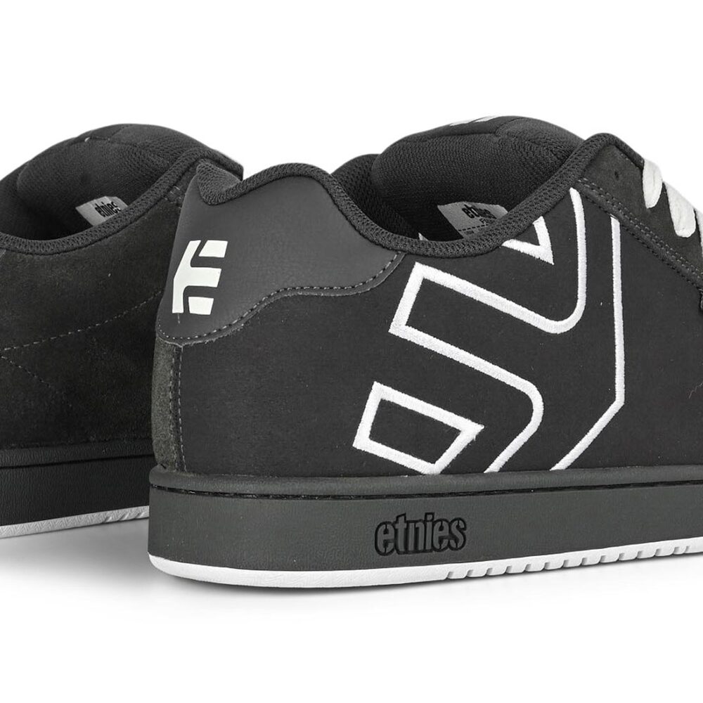 Etnies Fader Skate Shoes - Worn Black