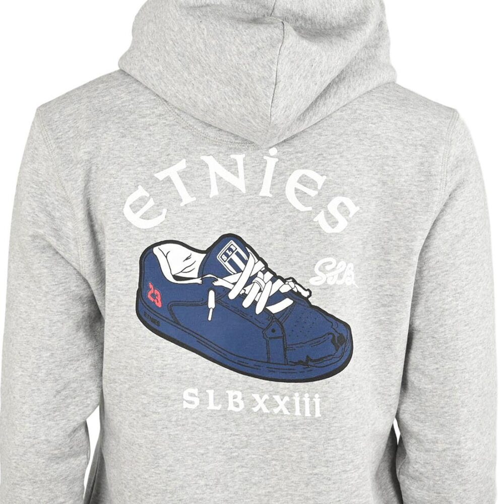 Etnies SLB Flag Pullover Hoodie - Grey/Heather
