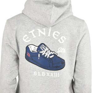 Etnies SLB Flag Pullover Hoodie - Grey/Heather