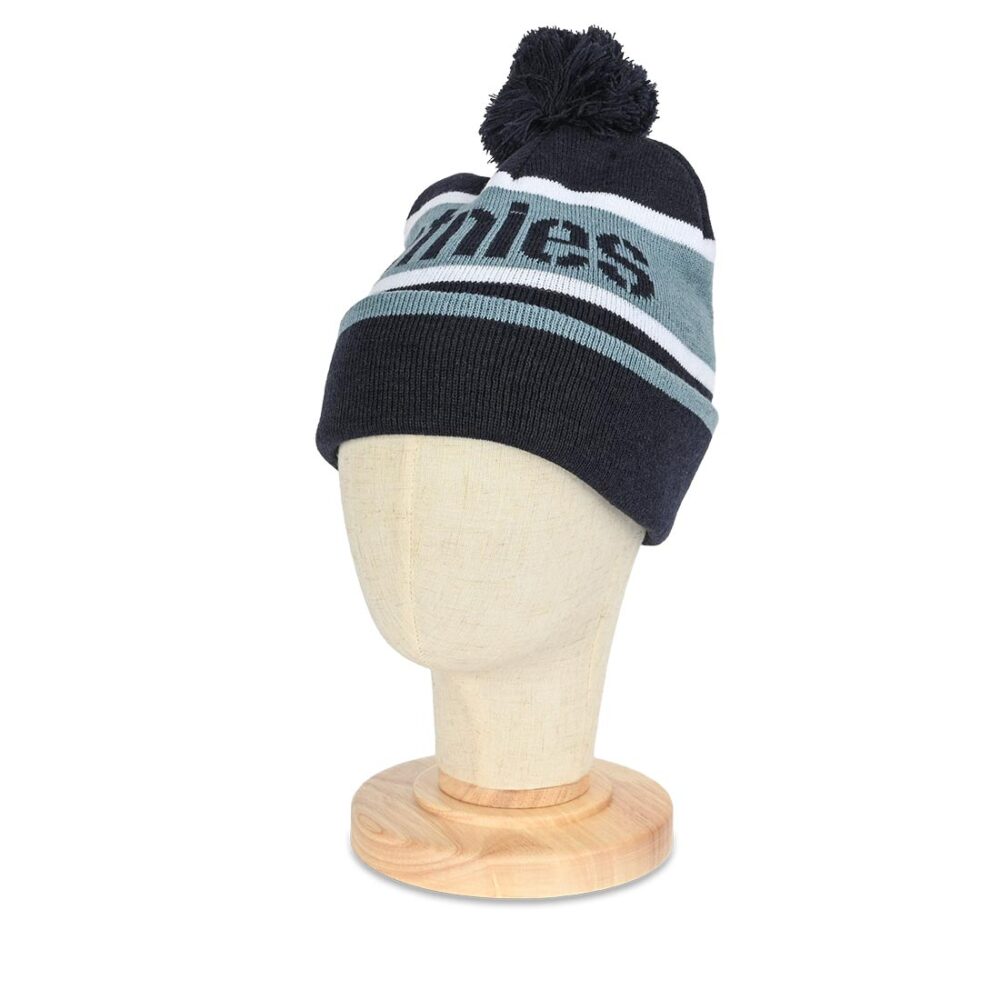 Etnies Stencil Pom Beanie Hat - Navy