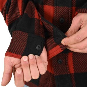 Etnies Woodsman Fleece L/S Shirt - Brick