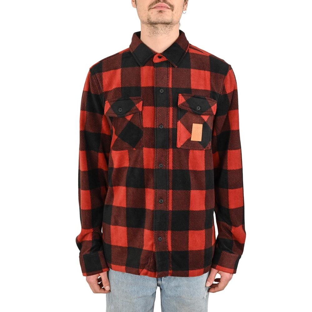Etnies Woodsman Fleece L/S Shirt - Brick
