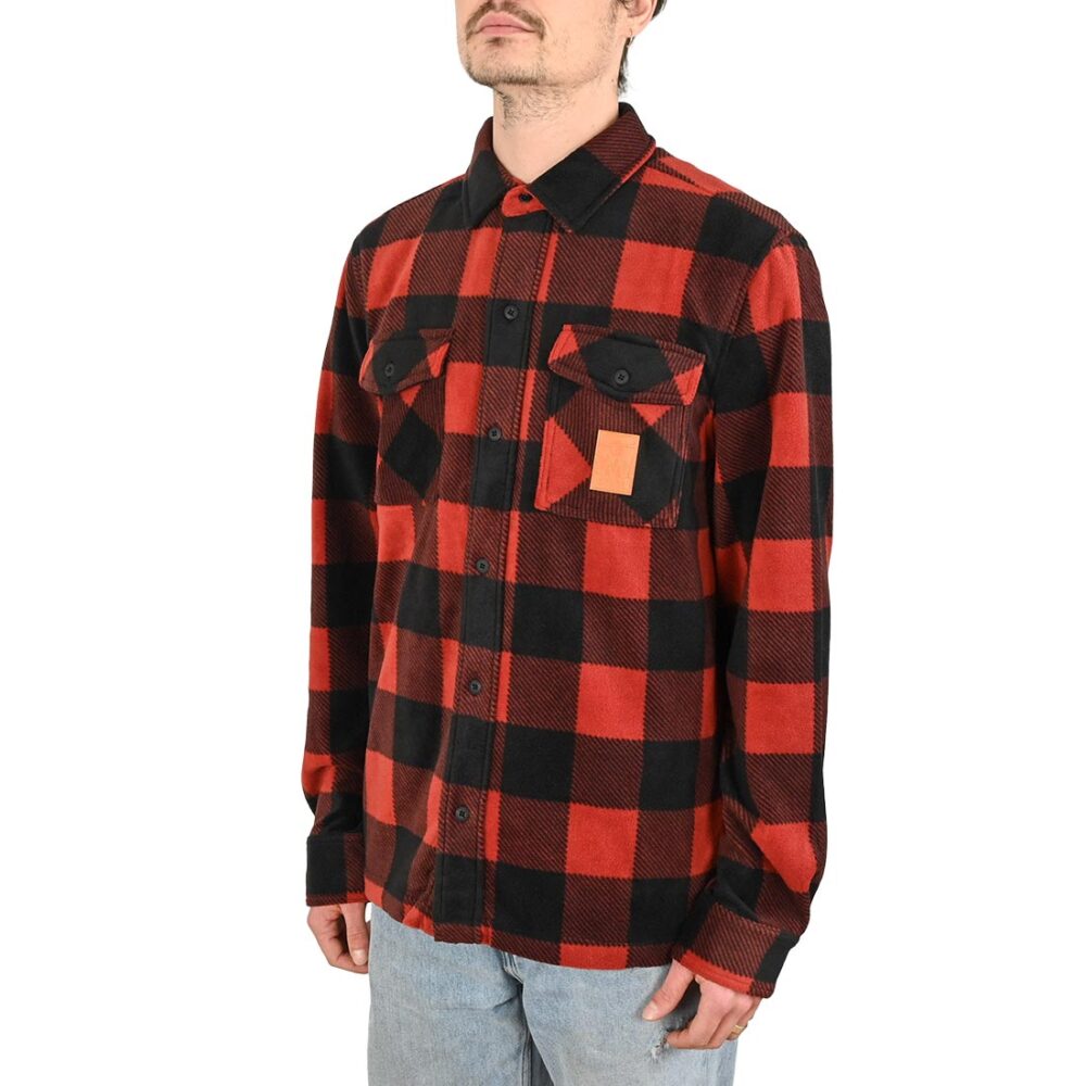 Etnies Woodsman Fleece L/S Shirt - Brick