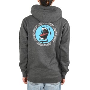 Etnies x Santa Cruz Screaming Hand Pullover Hoodie - Charcoal