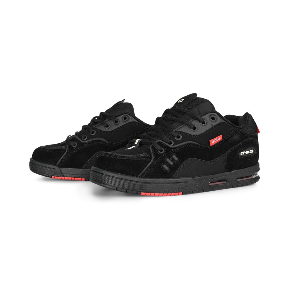Globe CT-4 Skate Shoes - Black Suede