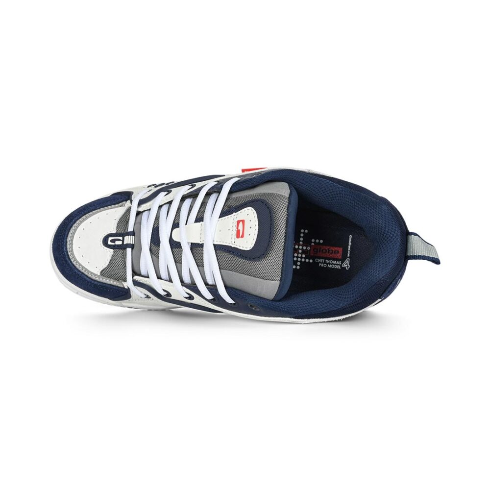 Globe CT-4 Skate Shoes - White/Navy