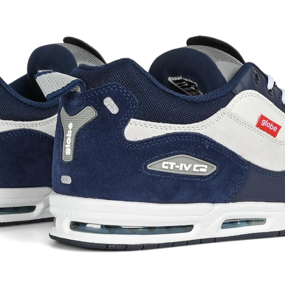 Globe CT-4 Skate Shoes - White/Navy