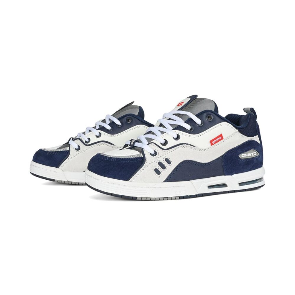 Globe CT-4 Skate Shoes - White/Navy