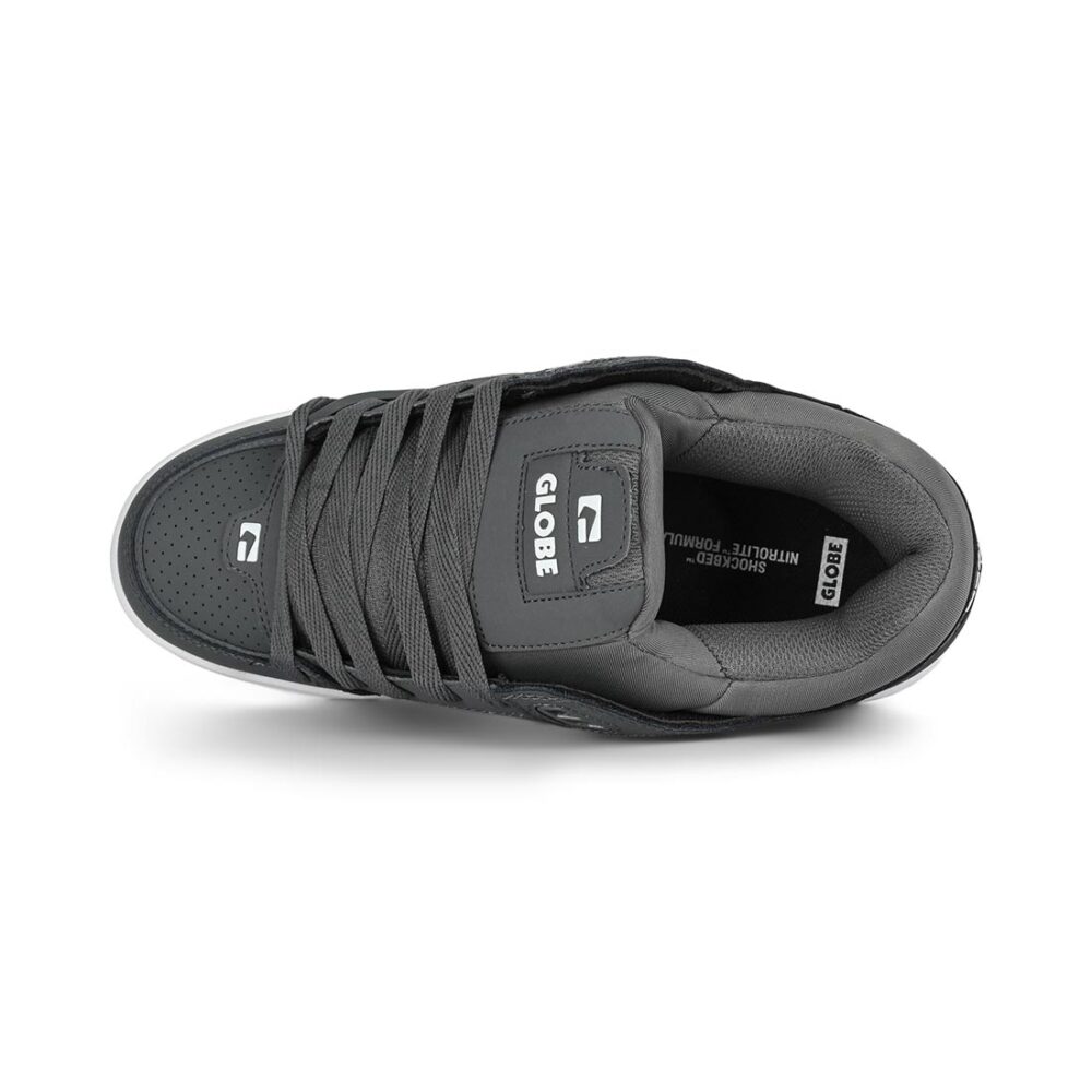 Globe Fusion Skate Shoes - Charcoal/White