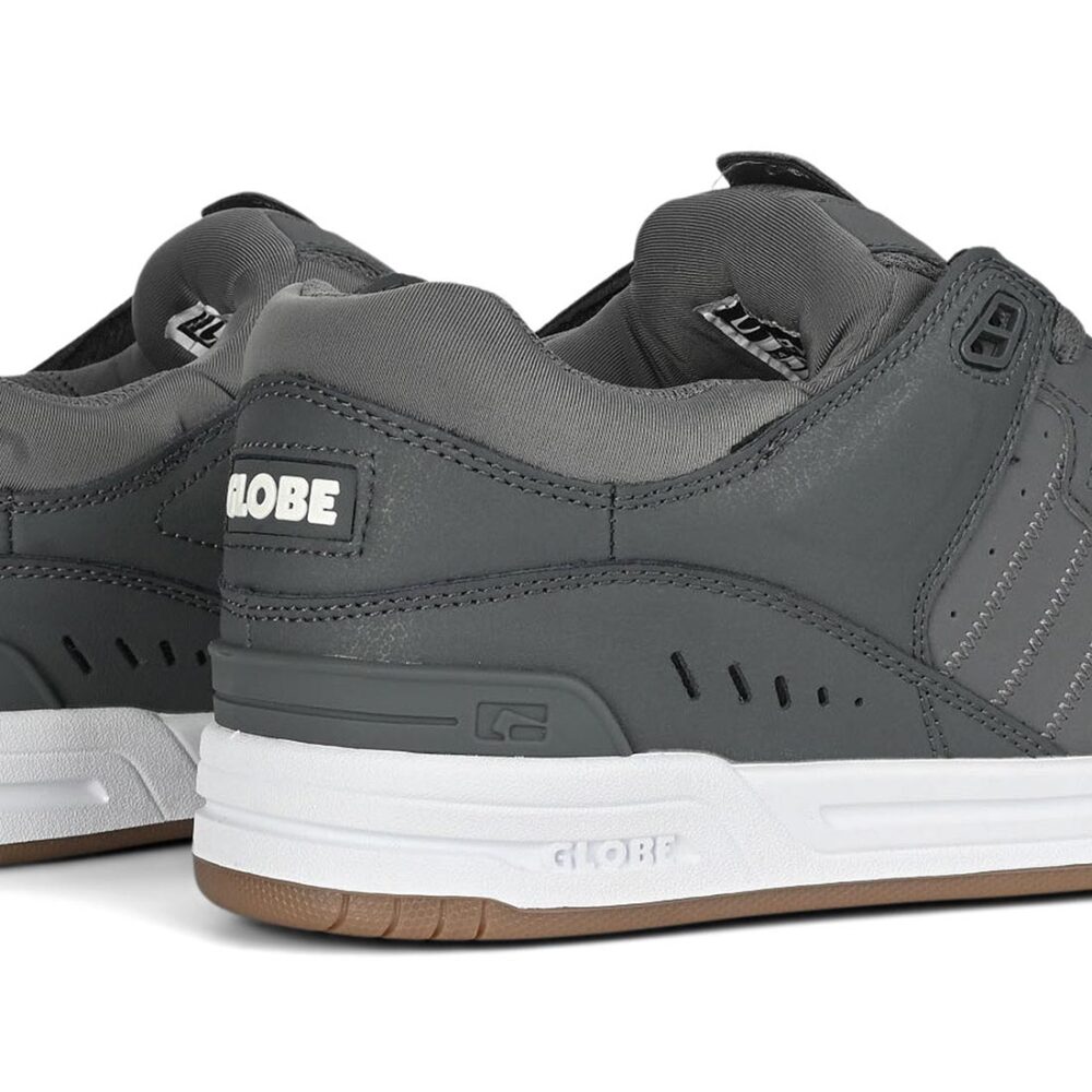Globe Fusion Skate Shoes - Charcoal/White