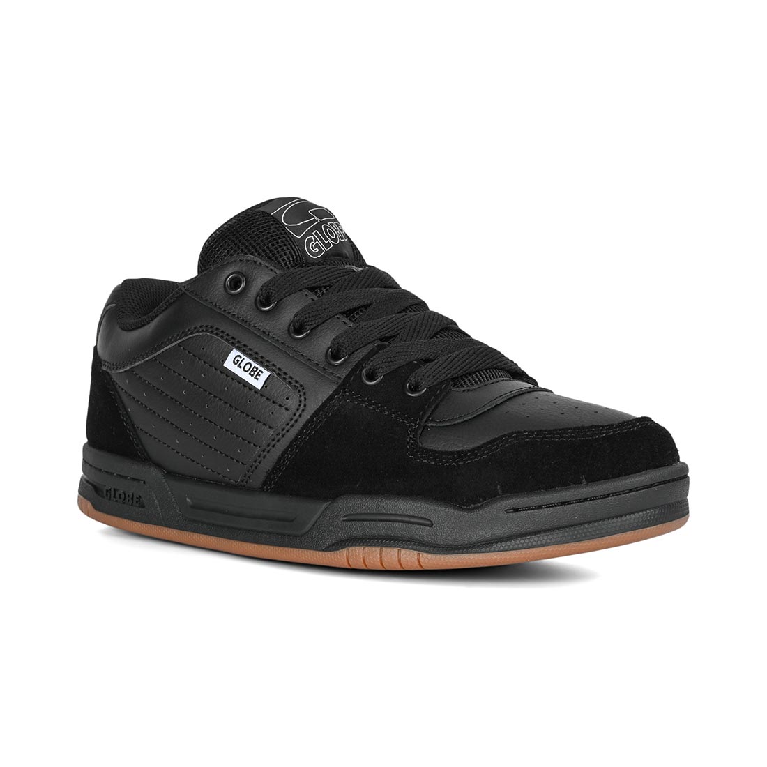 Globe MOJO 2.0 Skate Shoes - Black/Gum - Mens 8.5 UK - Leather