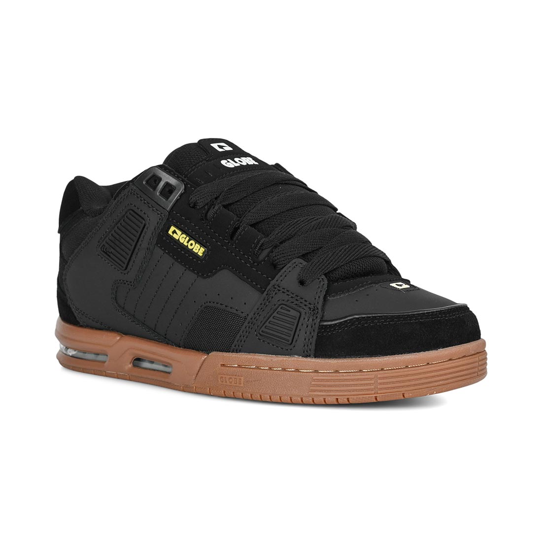 Chaussures De Skate Globe Sabre – Taille EU 43, Cuir Et Synthétique, Renforts TPR, Laçage Modulable