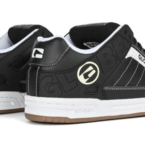 Globe Tilt Skate Shoes - Black/White/Stitch